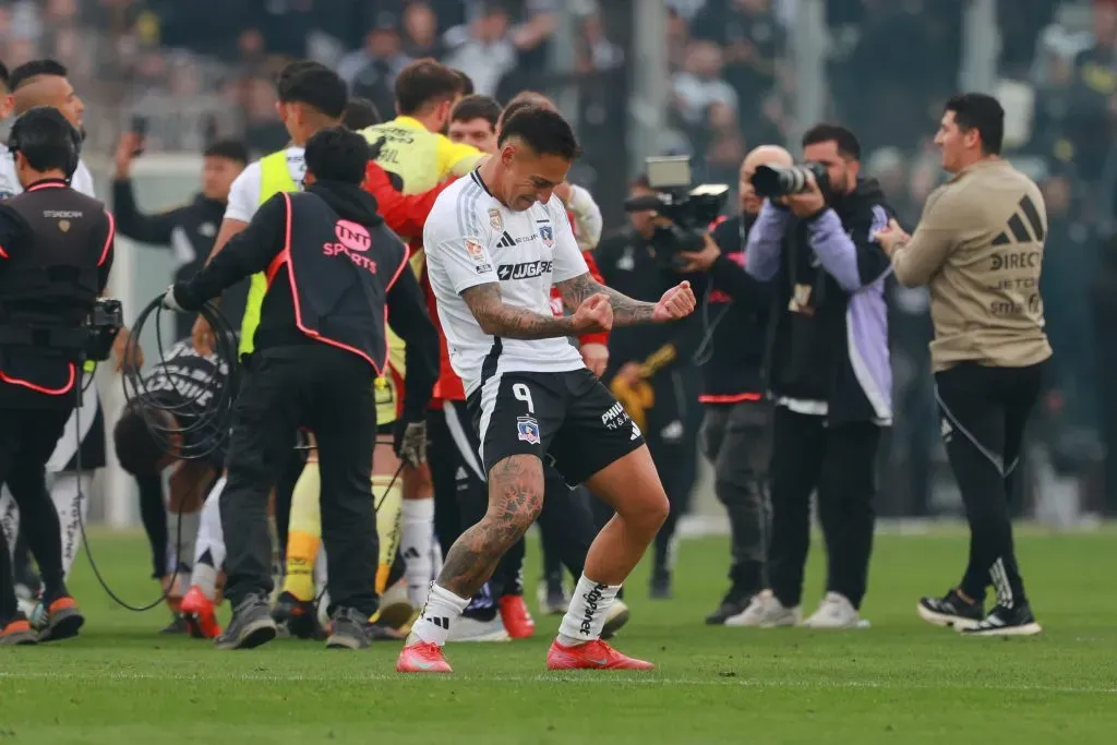 Javier Correa celebra el triunfo en el Superclásico | Photosport