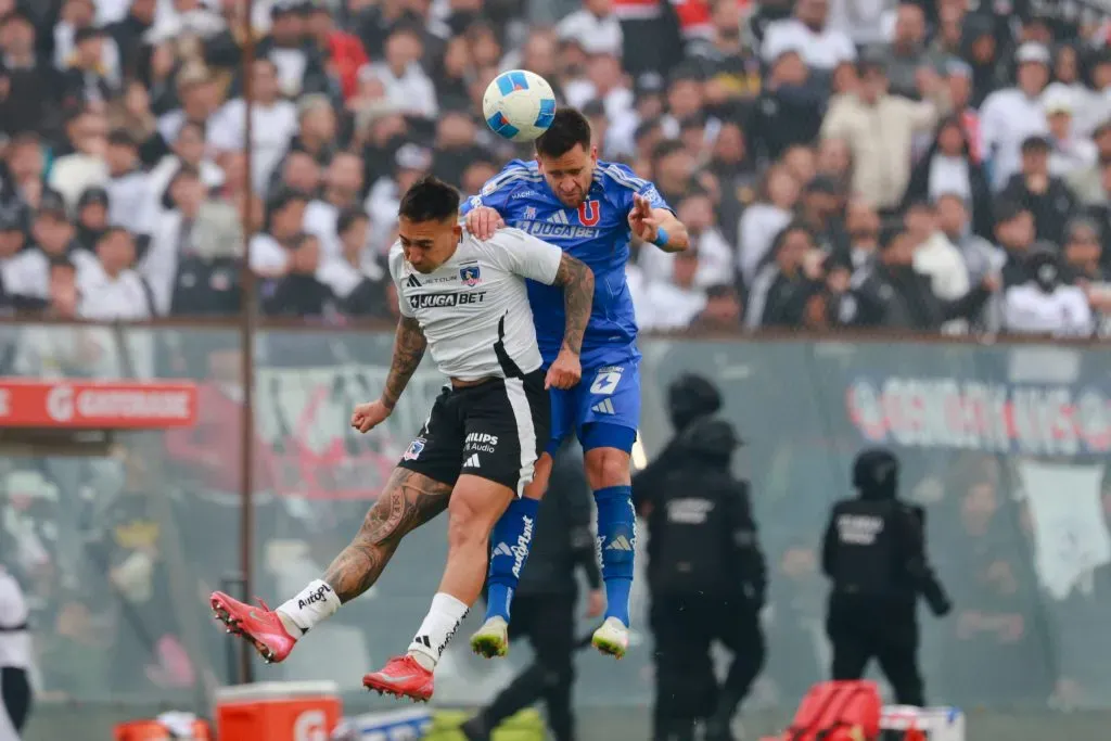 Correa y Zaldivia tuvieron la jugada más polémica del partido