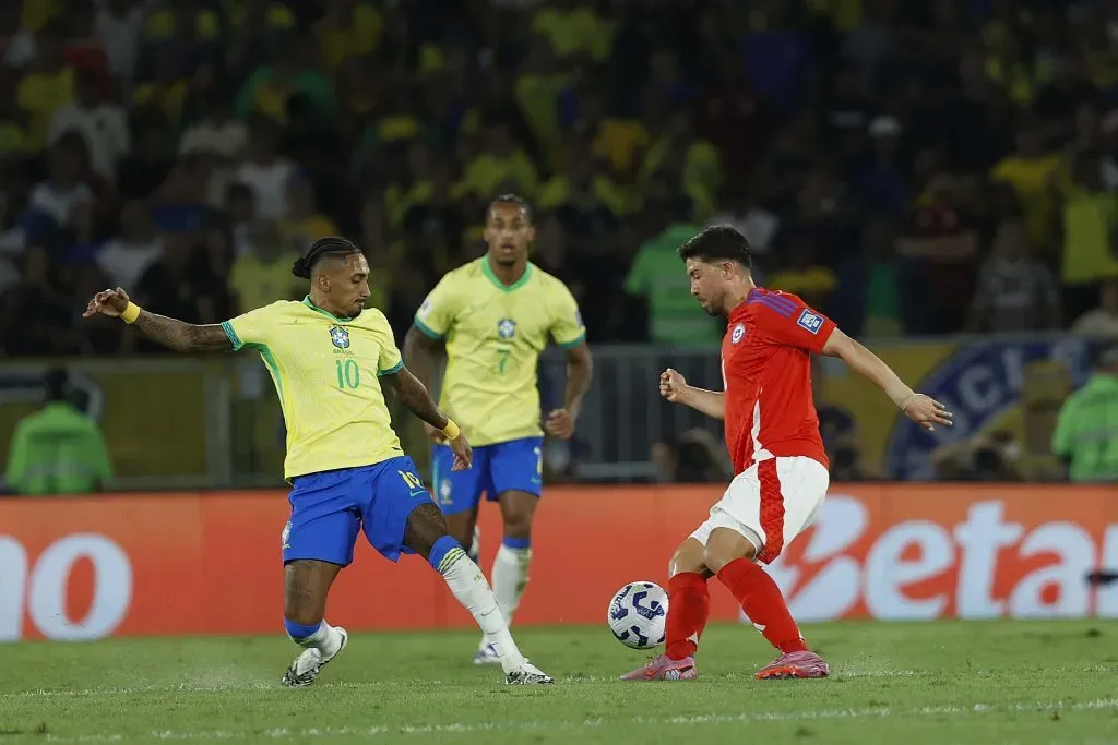 Loyola se enteró después del partido de Chile ante Brasil del fallo de Conmebol / Foto: Carlos Parra
