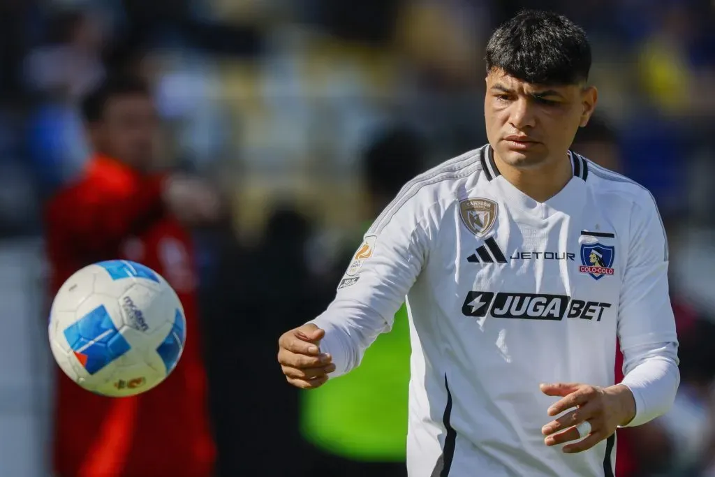 Claudio Aquino pide seguir mejorando en Colo Colo para poder explotar. Foto: Photosport.