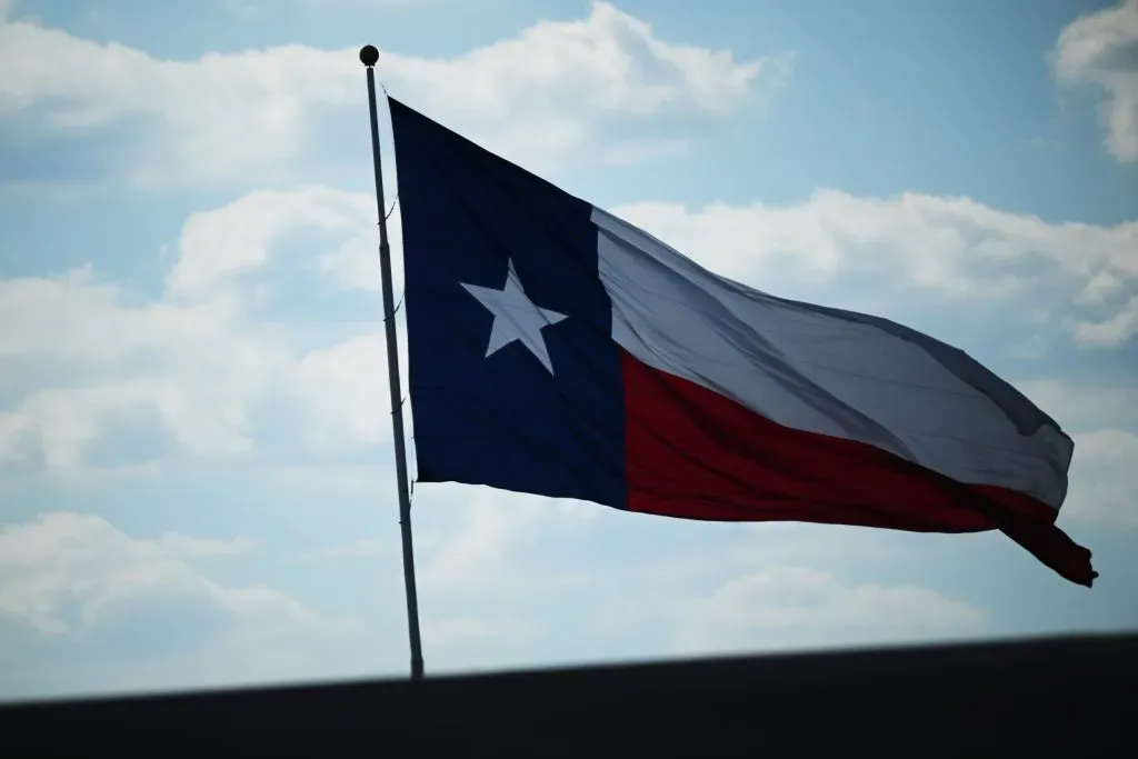 La bandera de Texas que genera confusión con la de Chile. Imagen: Getty