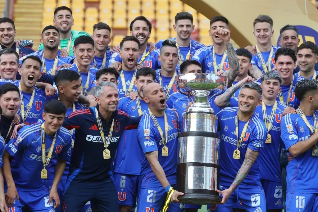 La U goleó a Colo Colo en la final de la Supercopa. Foto: Jonnathan Oyarzun/Photosport
