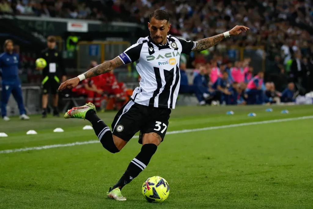 UDINE, ITALY – MAY 21: Roberto Pereyra of Udinese during the Serie A match between Udinese Calcio and SS Lazio at Dacia Arena on May 21, 2023 in Udine, Italy. (Photo by Timothy Rogers/Getty Images)