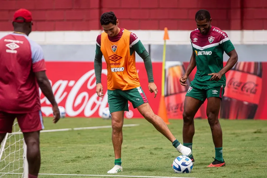 Ganso durante treino do Fluminense. Foto: Flickr Oficial Fluminense FC/Marcelo Gonçalves