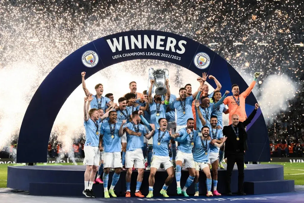 Manchester City campeão da UEFA Champions League. Foto: David Ramos/Getty Images