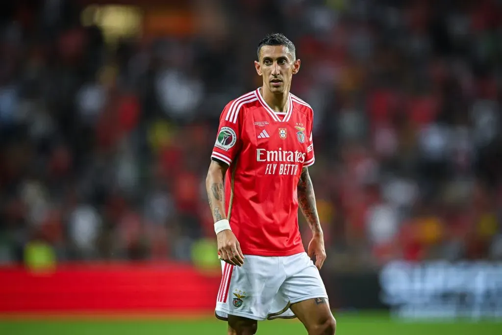 Di María em ação pelo Benfica (Foto: Octavio Passos/Getty Images)