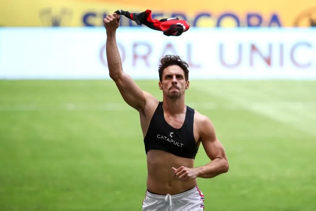 Rodrigo Caio na Supercopa do Brasil em 2021 (Photo by Buda Mendes/Getty Images)