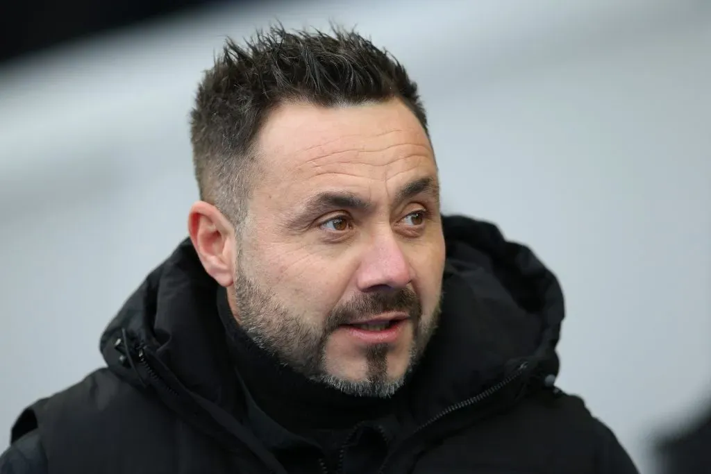 Roberto De Zerbi na pauta do Real Madrid. Foto: Steve Bardens/Getty Images