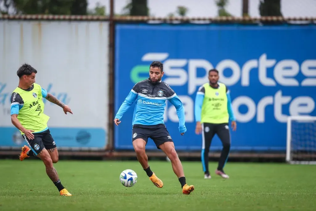 Pepê no CT Luiz Carvalho. Foto: Flickr Oficial Grêmio FBPA/Lucas Uebel