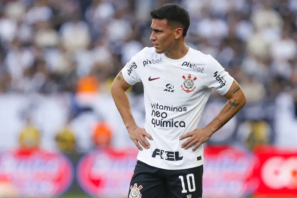 Rojas pelo Corinthians. (Photo by Ricardo Moreira/Getty Images)