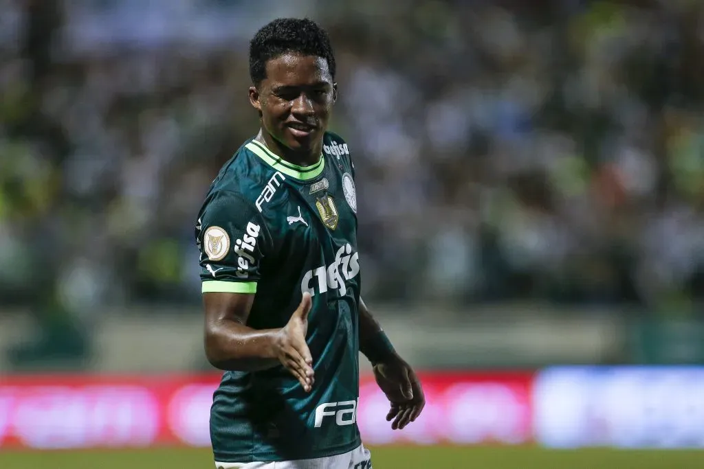 Endrick em ação pelo Palmeiras (Photo by Ricardo Moreira/Getty Images)