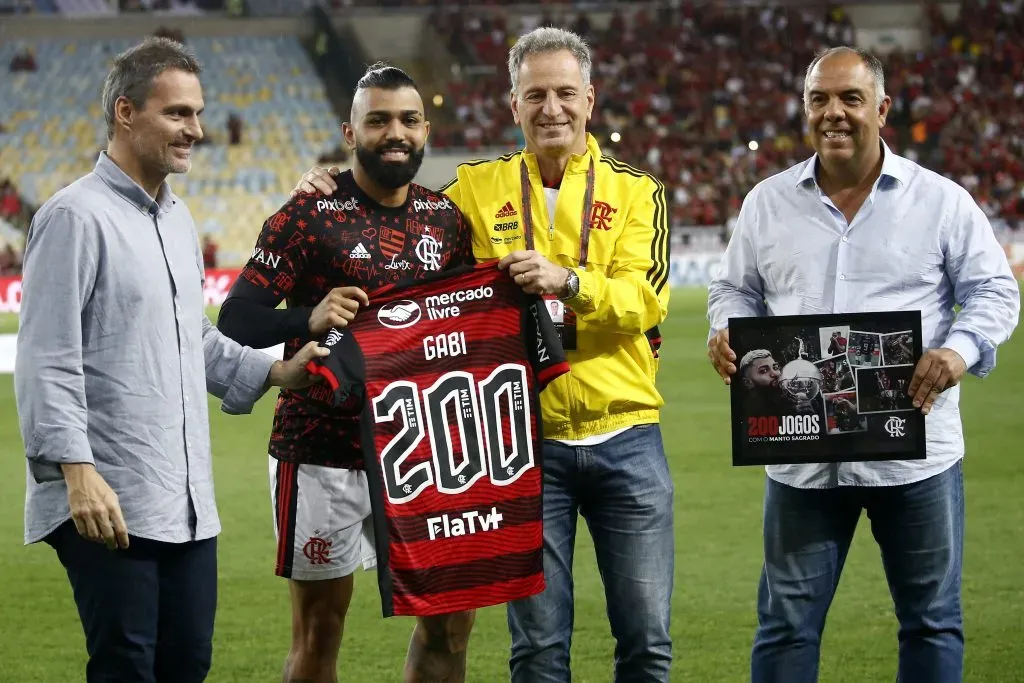 Gabigol no dia que completou 2200 cmmFoto: Wagner Meier/Getty Images