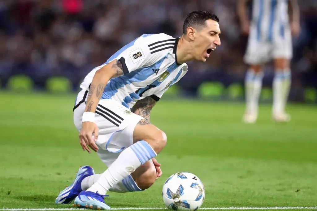 Di María é campeão do Mundo. (Photo by Marcos Brindicci/Getty Images)