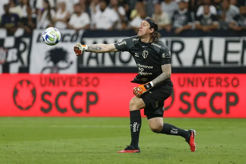 Cássio pelo Corinthians. (Photo by Ricardo Moreira/Getty Images)