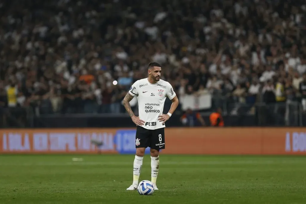 Renato Augusto pelo Corinthians. (Photo by Ricardo Moreira/Getty Images)