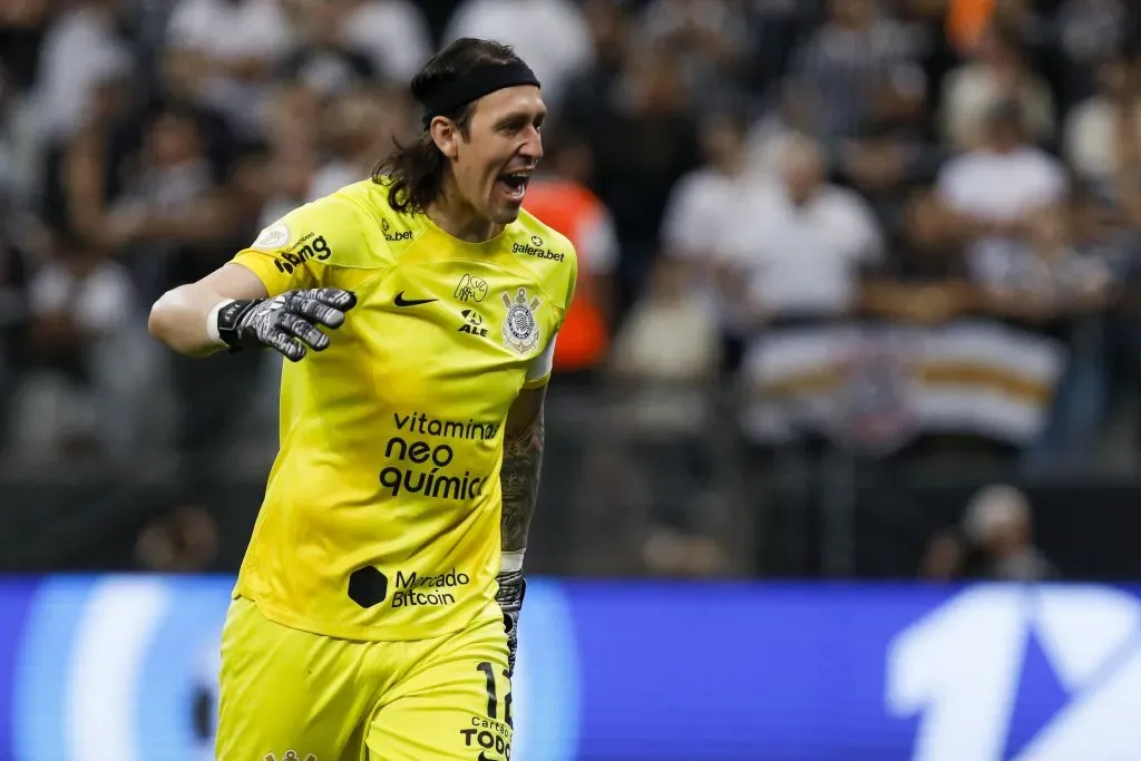 Cássio em ação pelo Corinthians (Photo by Ricardo Moreira/Getty Images)