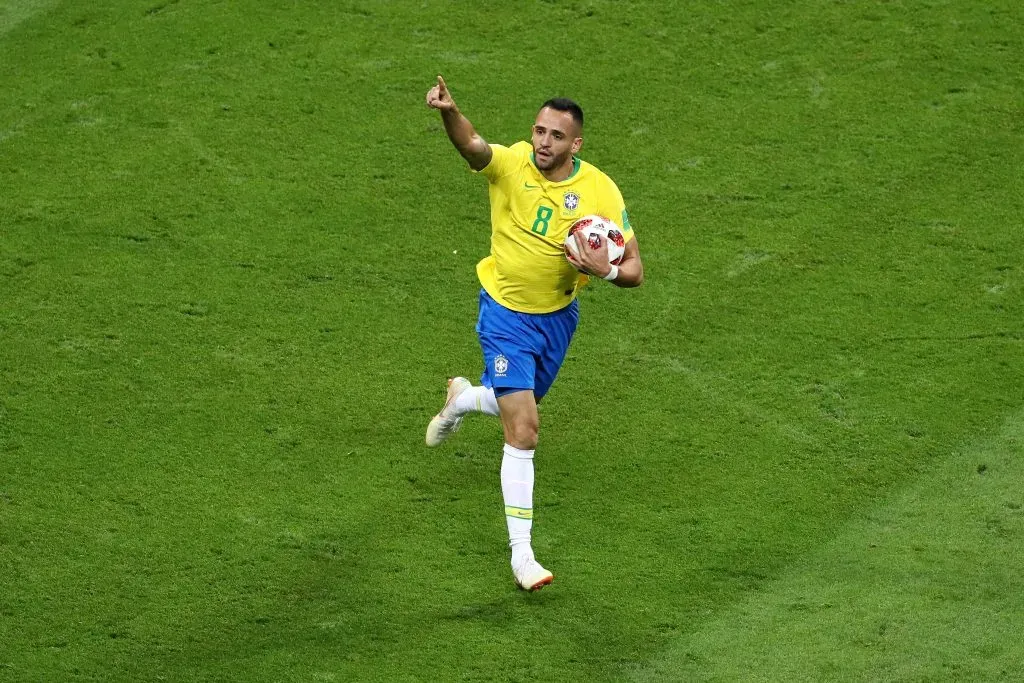 Renato Augusto na Copa do Mundo de 2018. Foto: Kevin C. Cox/Getty Images