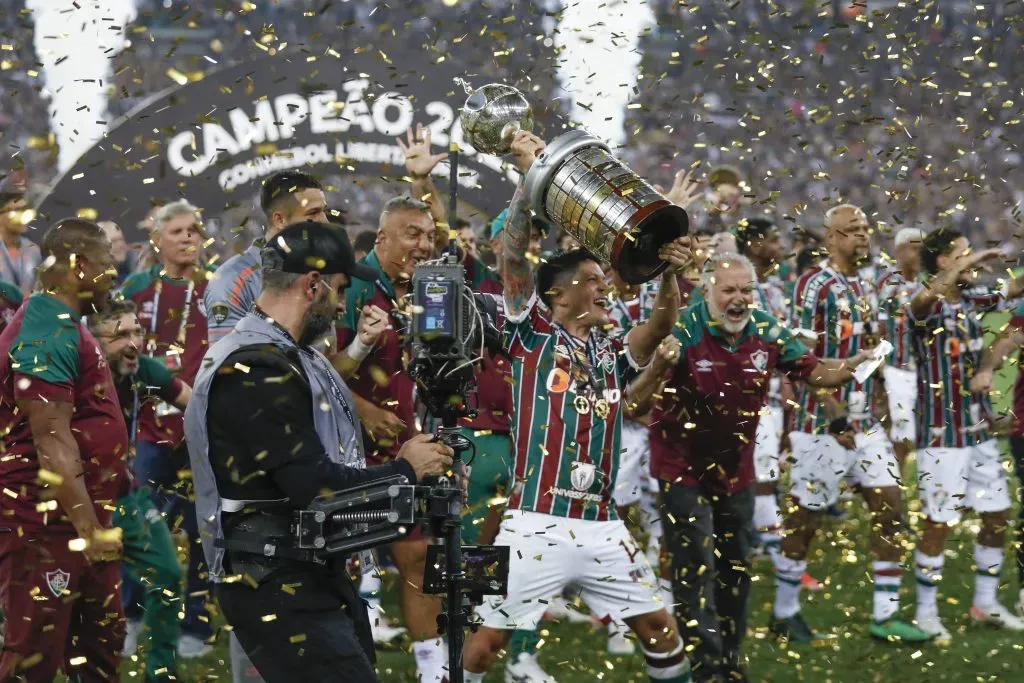 Fluminense campeão da Libertadores. Foto: Ricardo Moreira/Getty Images