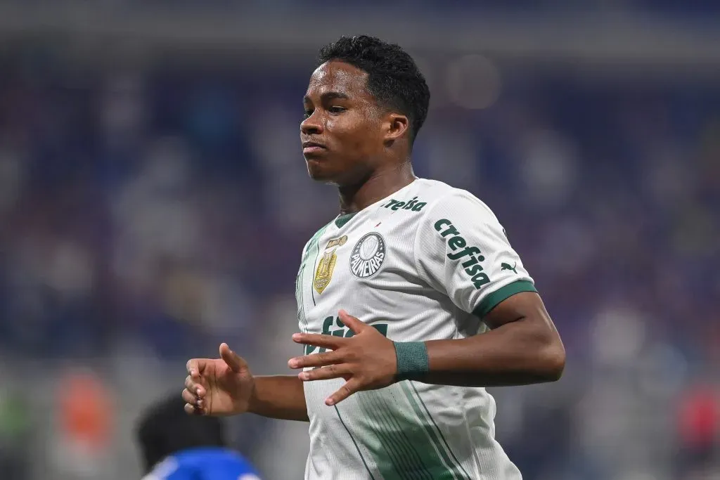 Endrick pelo Palmeiras. (Photo by João Guilherme Arenazio/Getty Images)