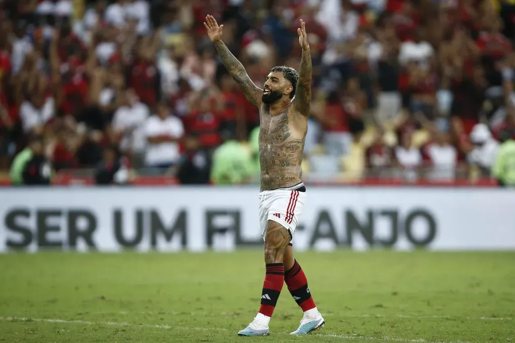 Gabigol pelo Flamengo. (Photo by Wagner Meier/Getty Images)