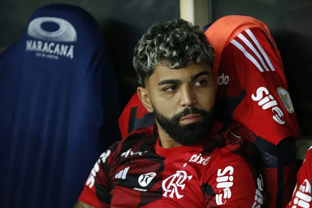 Gabi na partida diante do Fluminense (Photo by Wagner Meier/Getty Images)