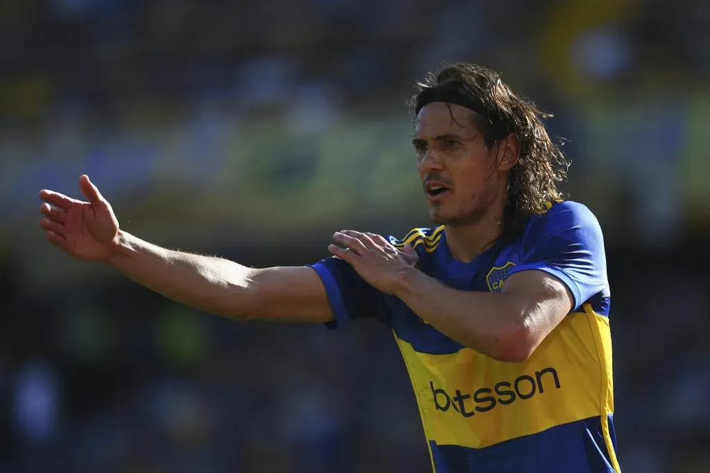 Cavani em ação pelo Boca (Photo by Rodrigo Valle/Getty Images)