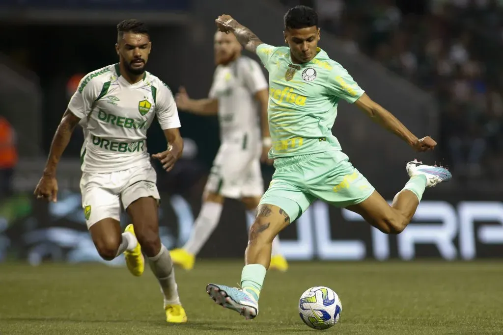 Raniele durante partida contra o Palmeiras – (Photo by Miguel Schincariol/Getty Images)