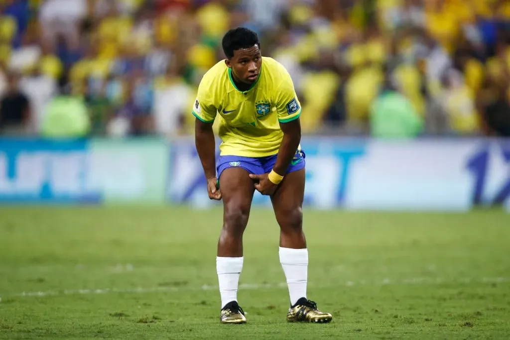 Endrick na Seleção Brasileira (Photo by Wagner Meier/Getty Images)