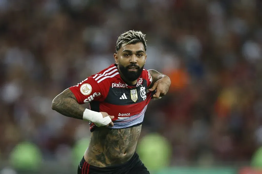 Gabigol em ação pelo Flamengo (Photo by Wagner Meier/Getty Images)