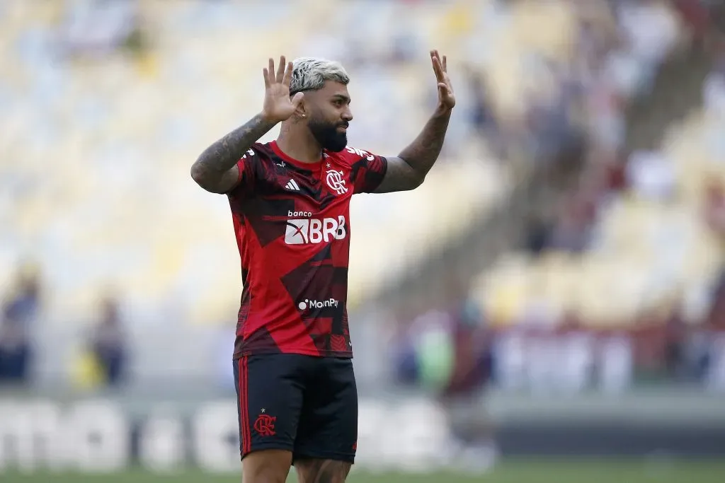 Gabi no clássico diante do Fluminense (Photo by Wagner Meier/Getty Images)