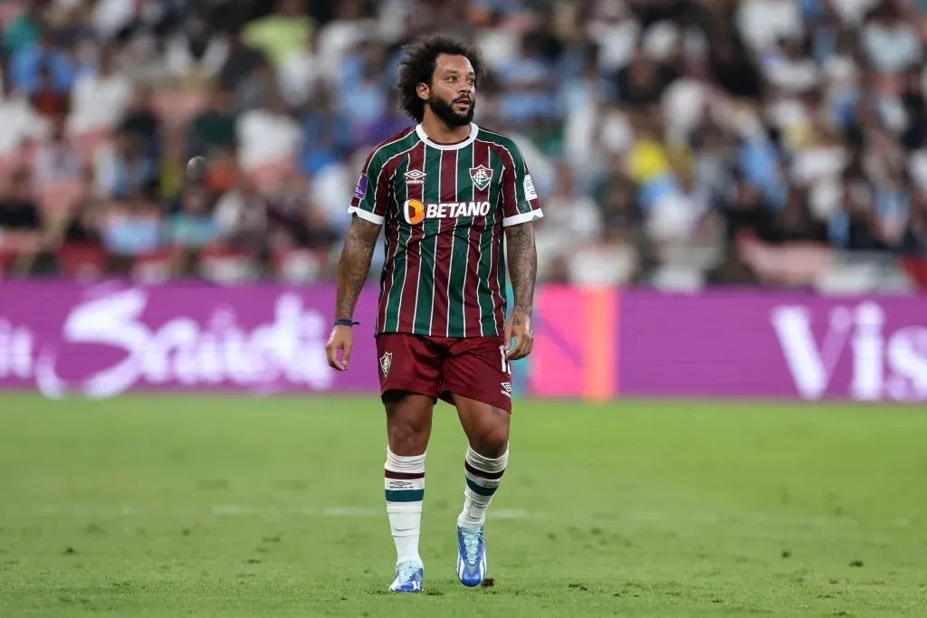 Marcelo pelo Fluminense no Mundial. (Photo by Francois Nel/Getty Images)