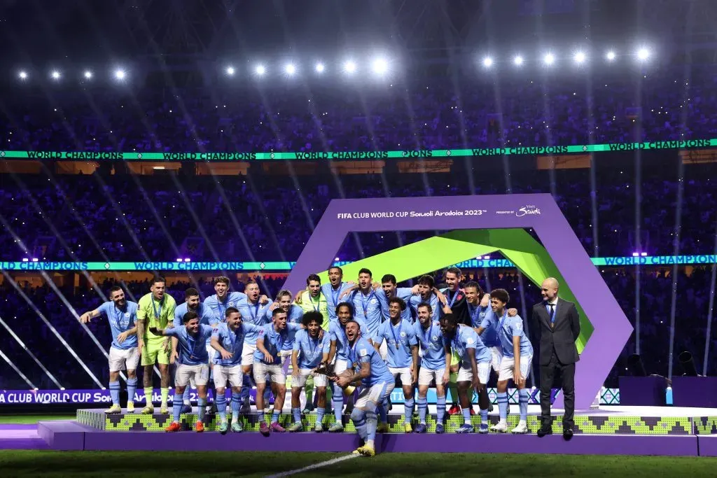City é campeão do Mundo. (Photo by Francois Nel/Getty Images)