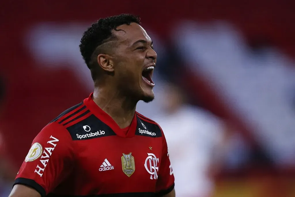 Rodrigo Muniz nos tempos de Flamengo (Photo by Wagner Meier/Getty Images)