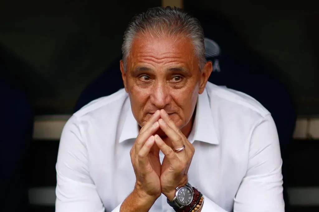Tite, head coach of Flamengo . (Photo by Buda Mendes/Getty Images)