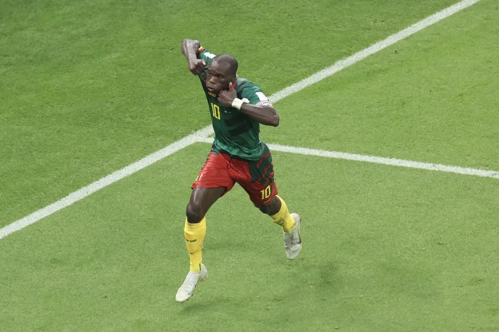 Aboubakar marcou contra o Brasil na Copa do Mundo de 2022 (Foto: Tim Nwachukwu/Getty Images)