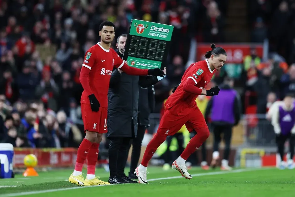 Substituições fazem a diferença para o Liverpool diante do Fulham. Foto: Clive Brunskill/Getty Images