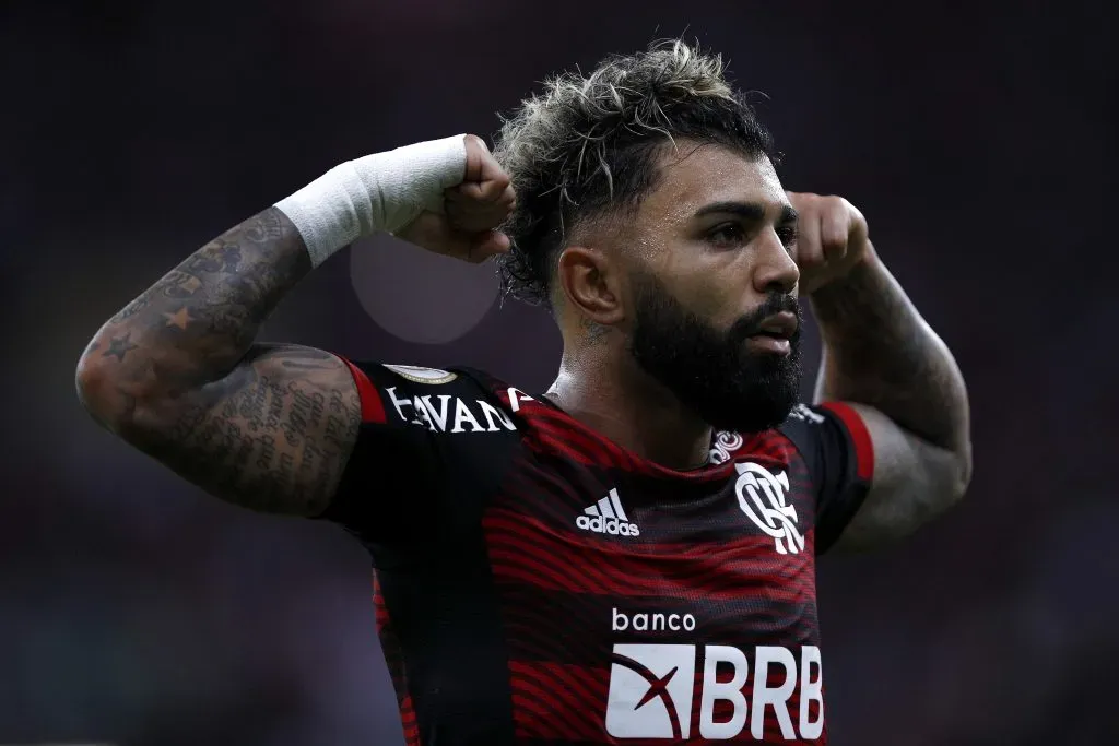 Gabriel Barbosa of Flamengo . (Photo by Buda Mendes/Getty Images)