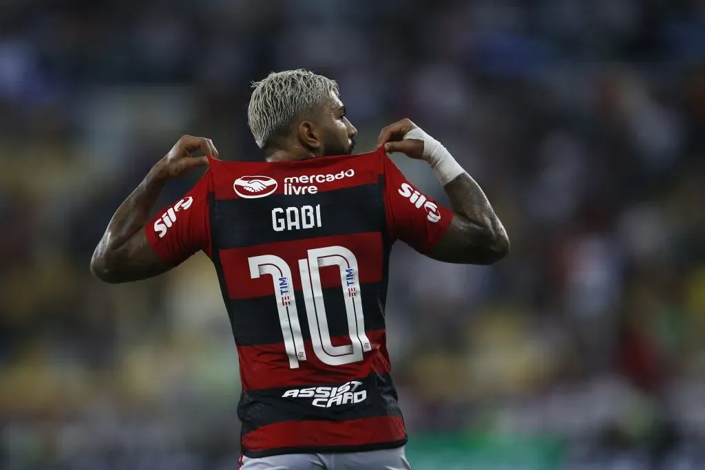 Gabi no clássico diante do Fluminense (Photo by Wagner Meier/Getty Images)