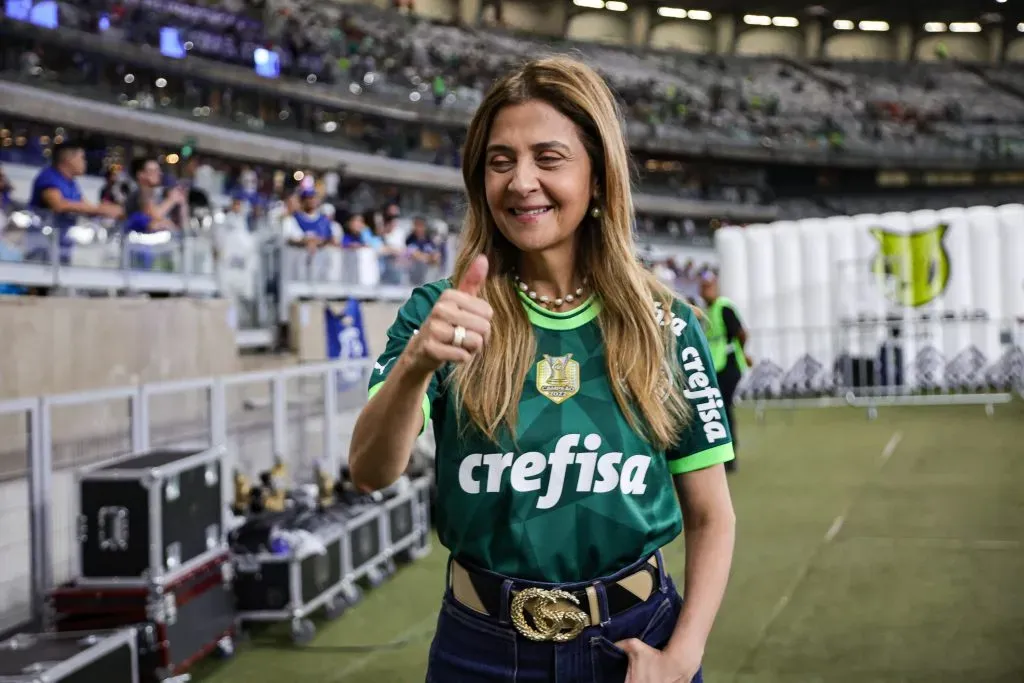 Leila Pereira presidente do Palmeiras . Foto: Gilson Lobo/AGIF