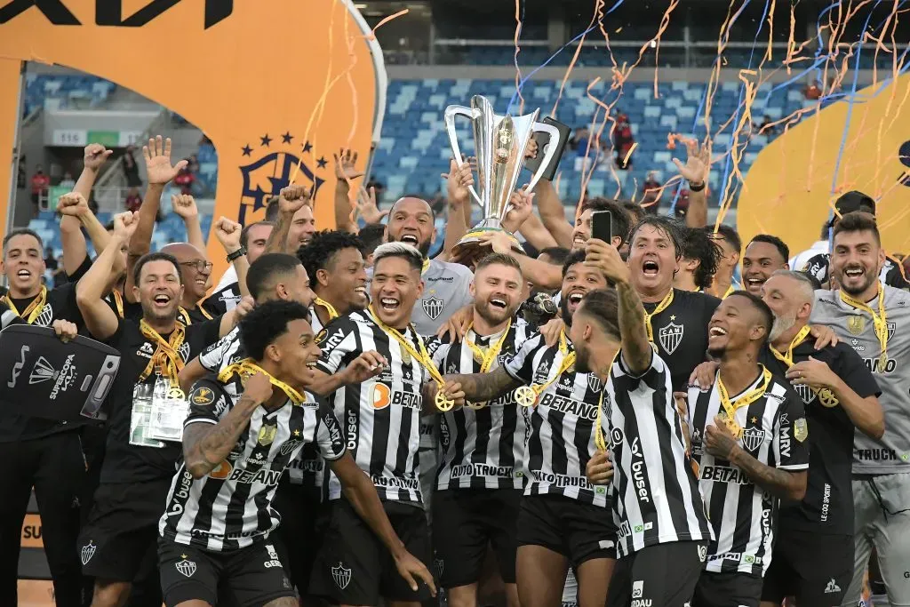 Atlético Mineiro campeão da Supercopa do Brasil. (Photo by Clever Felix/Getty Images)