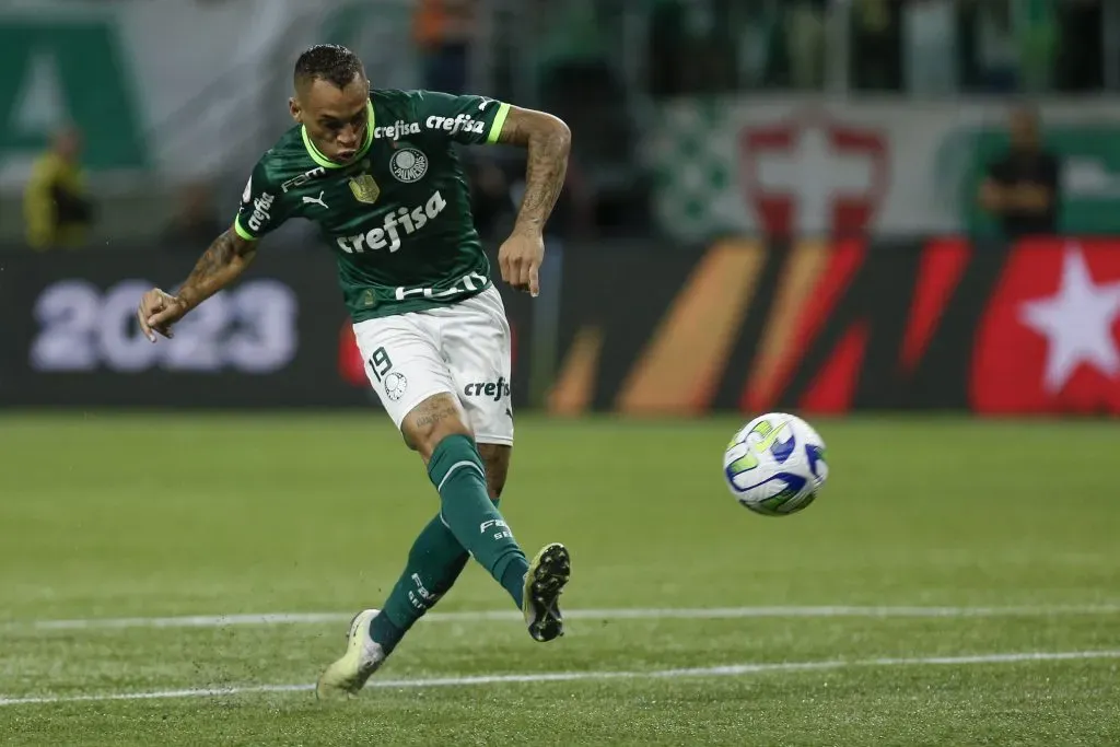 Breno Lopes of Palmeiras. (Photo by Ricardo Moreira/Getty Images)