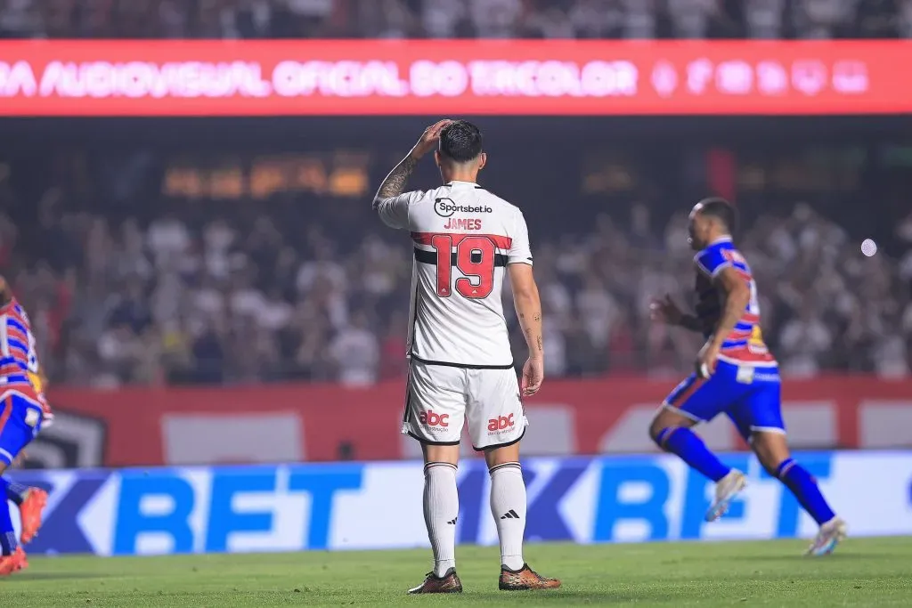 Jogador quer deixar o São Paulo. Foto: Ettore Chiereguini/AGIF