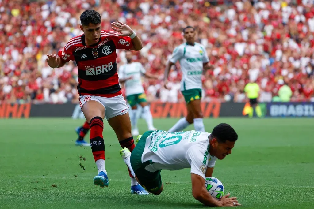 Rikelme em ação contra o Flamengo. (Photo by Buda Mendes/Getty Images)