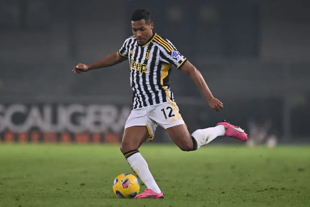 Alex Sandro pela Juventus. (Photo by Alessandro Sabattini/Getty Images)