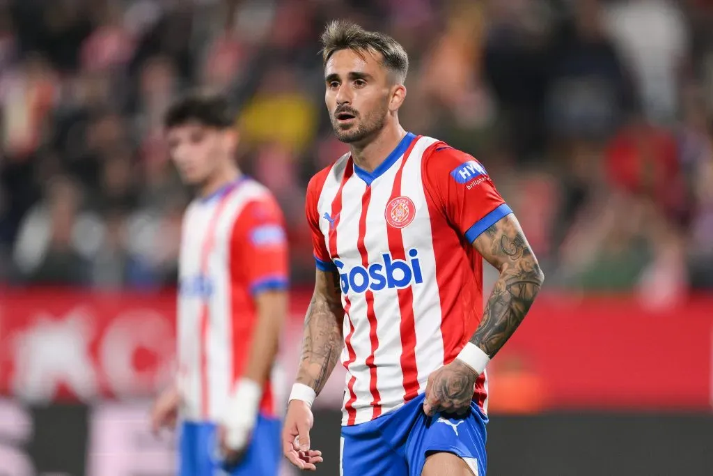 Aleix García em ação pelo Girona (Photo by David Ramos/Getty Images)