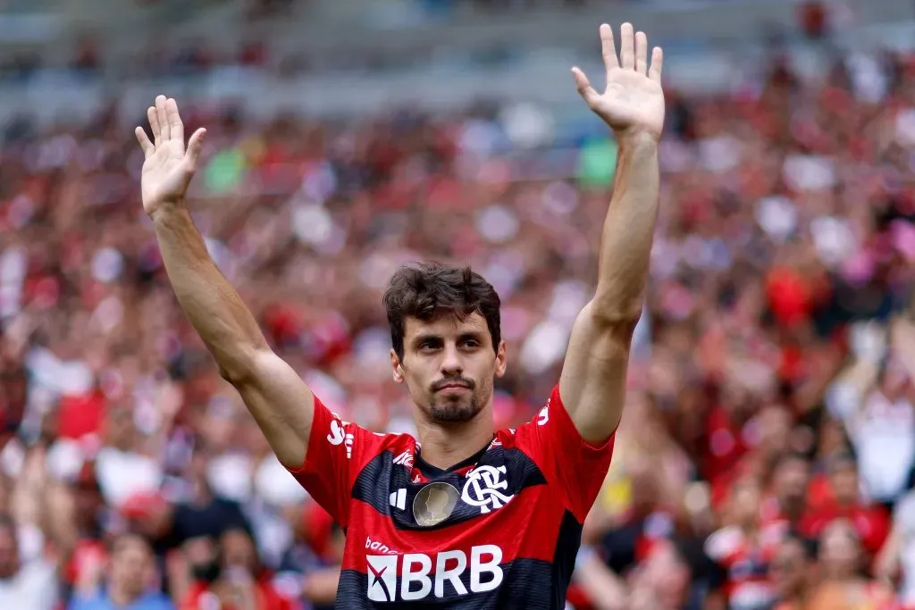 Rodrigo Caio em sua despedida (Photo by Buda Mendes/Getty Images)