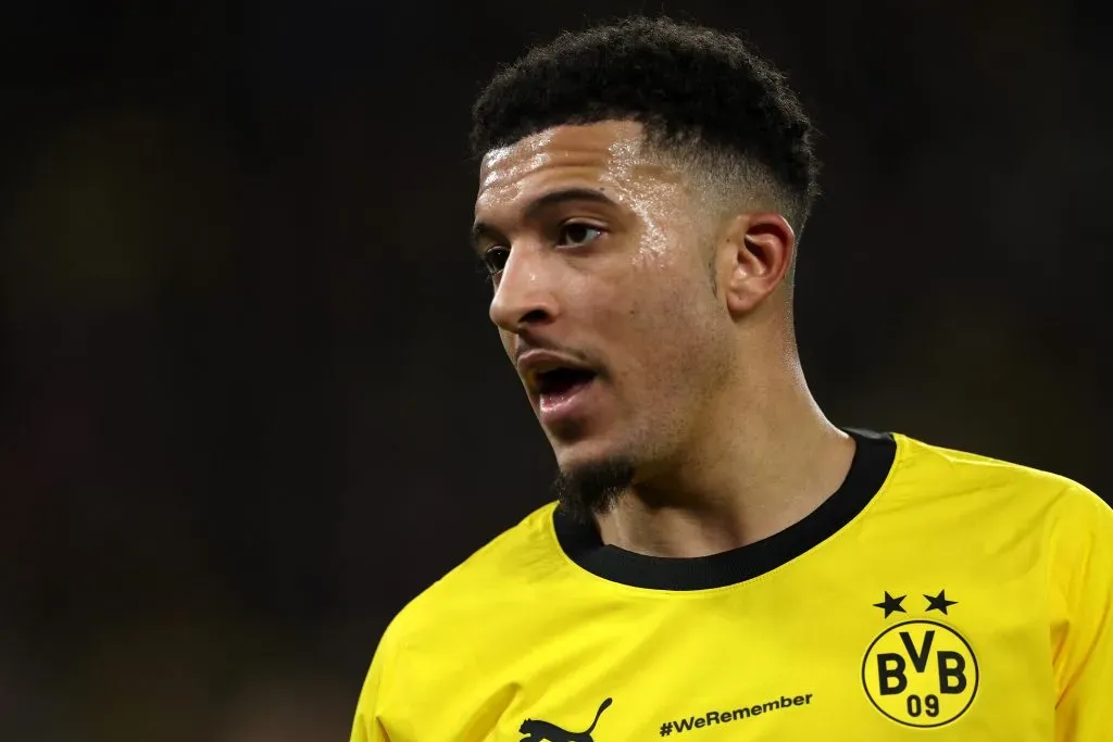 Sancho está emprestado ao Borussia Dortmund. Foto: Dean Mouhtaropoulos/Getty Images