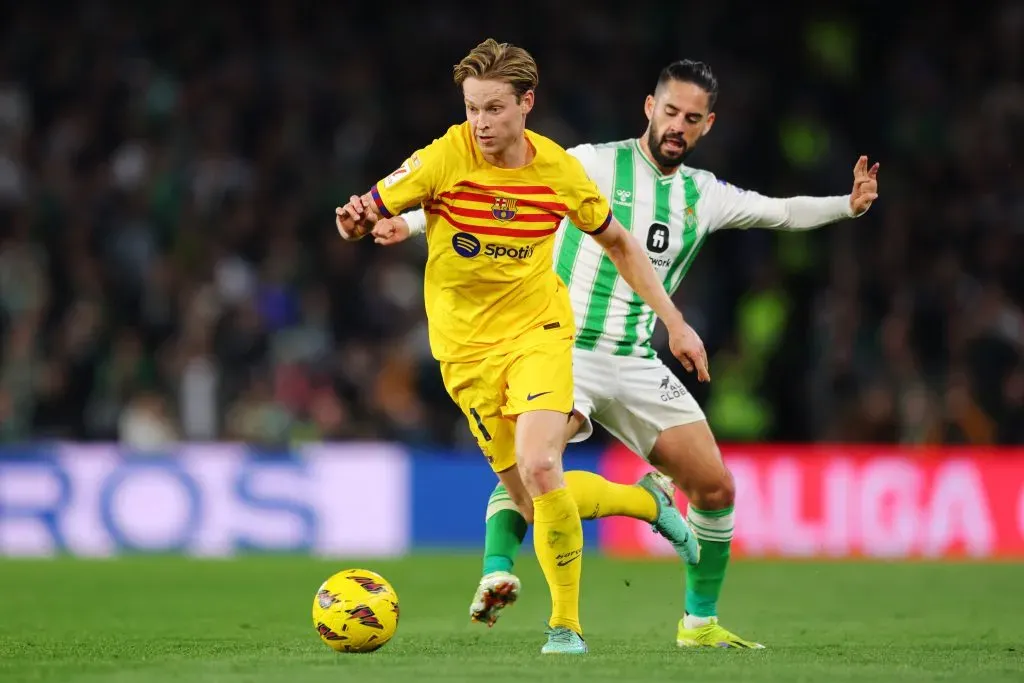 Frenkie de Jong of FC Barcelona. (Photo by Fran Santiago/Getty Images)