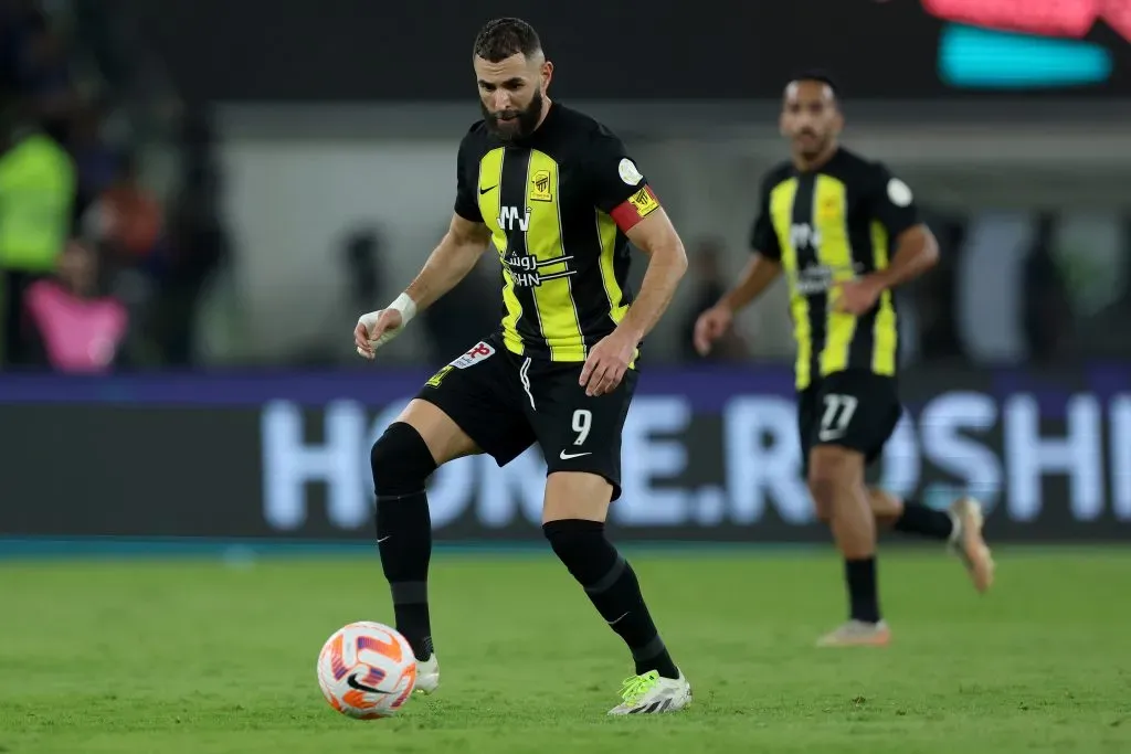 Karim Benzema of Al-Ittihad . (Photo by Yasser Bakhsh/Getty Images)