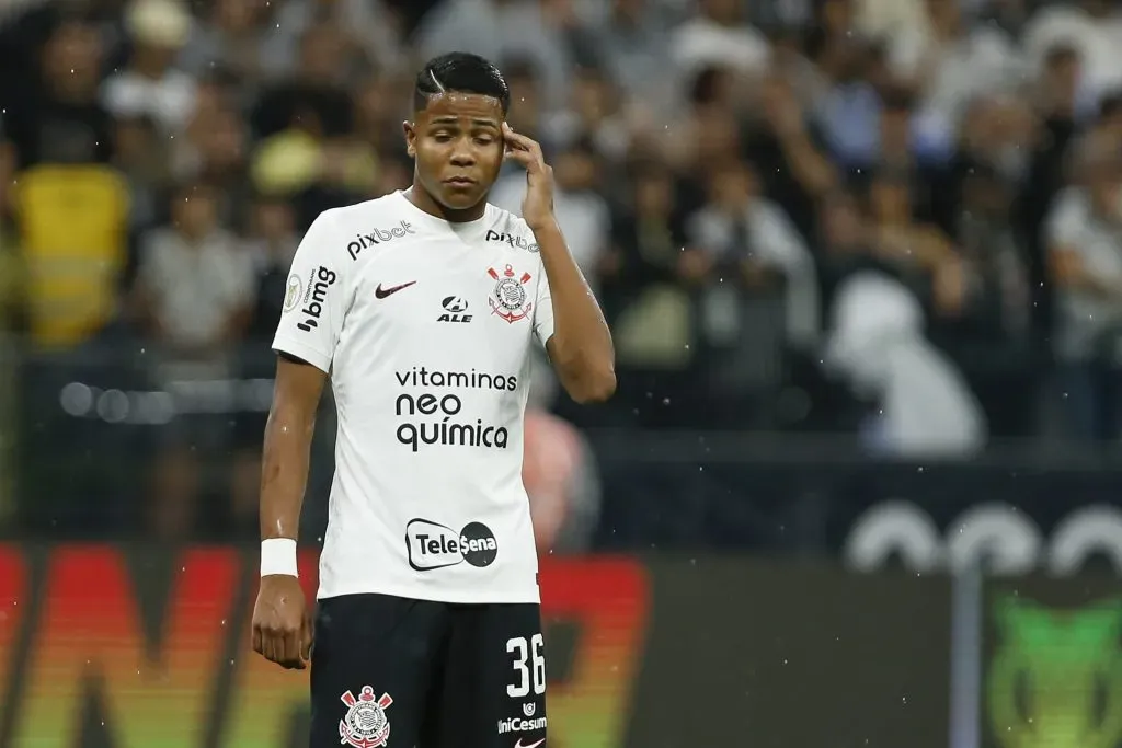 Wesley pelo Corinthians. (Photo by Ricardo Moreira/Getty Images)